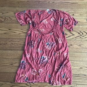 Floral Red Robe/Cardigan